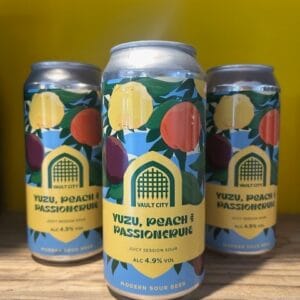 Vault City Yuzu Peach and Passionfruit Session Sour